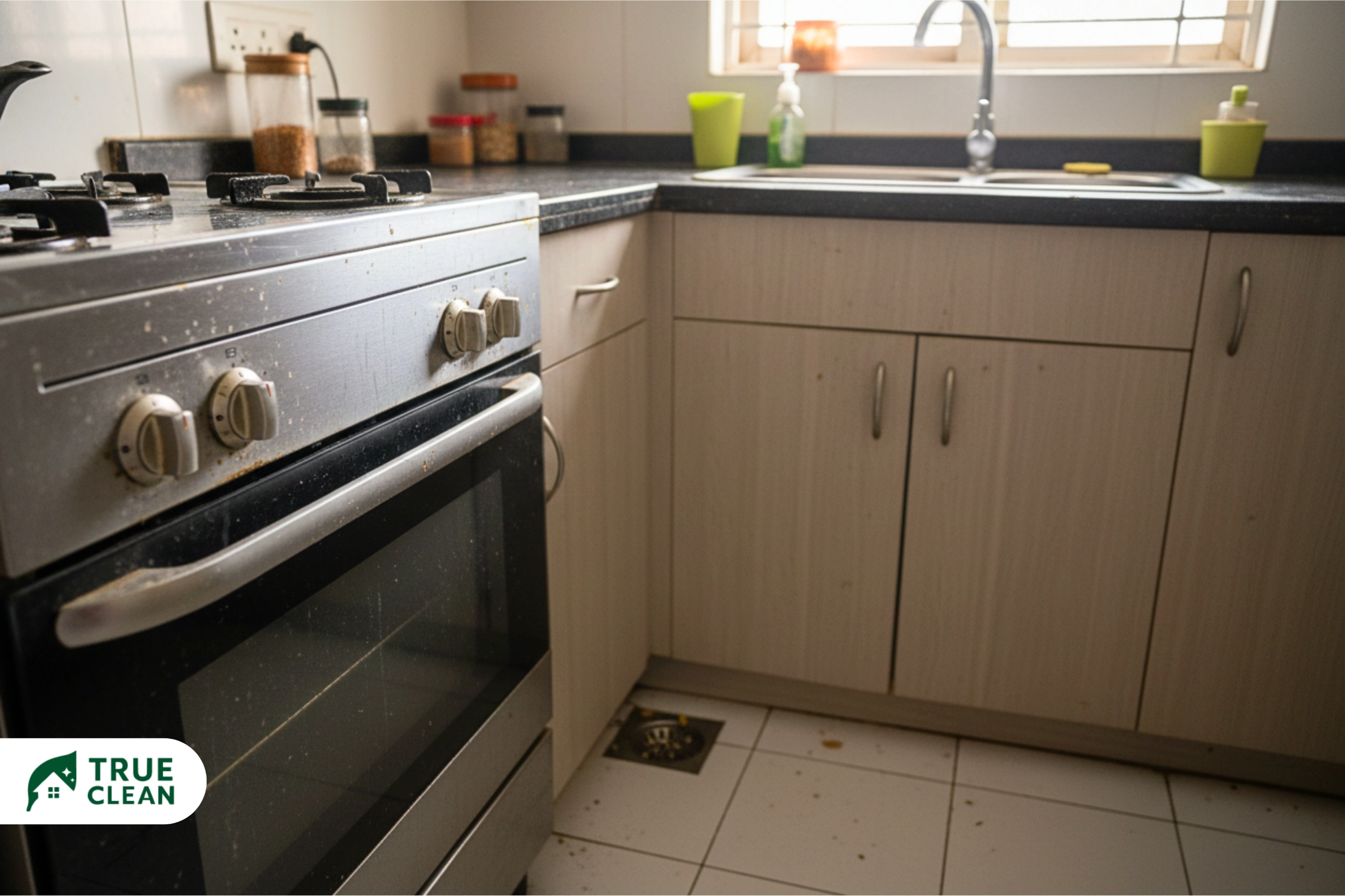 Hidden hygiene risks in kitchen corners and fixtures